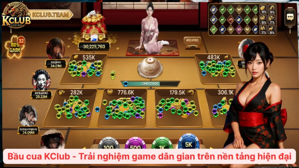 Bầu cua KClub - Trải nghiệm game dân gian trên nền tảng hiện đại