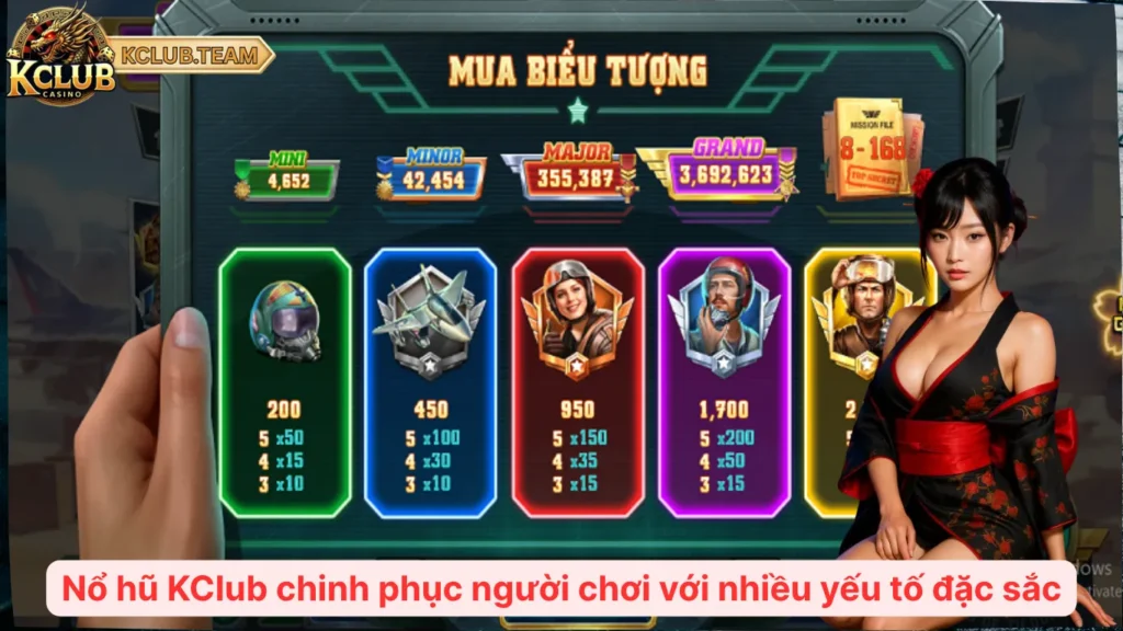 Nổ hũ KClub chinh phục người chơi với nhiều yếu tố đặc sắc